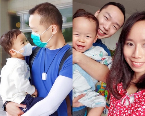 小鐵漢爸爸指絕不會消費兒子病情。