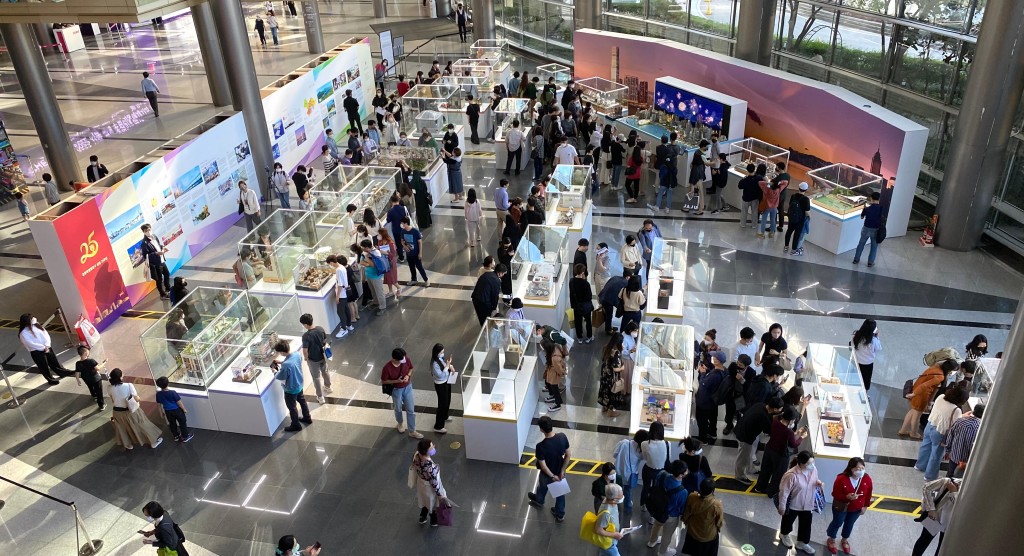 微型藝術展展出40件展示香港特色和活力的微縮模型。