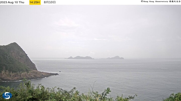12）清水湾（望向东面）  清水湾望向东面天气照片。网上截图