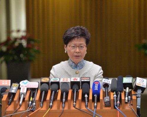 林鄭強調立法會秘書處一直盡忠職守。