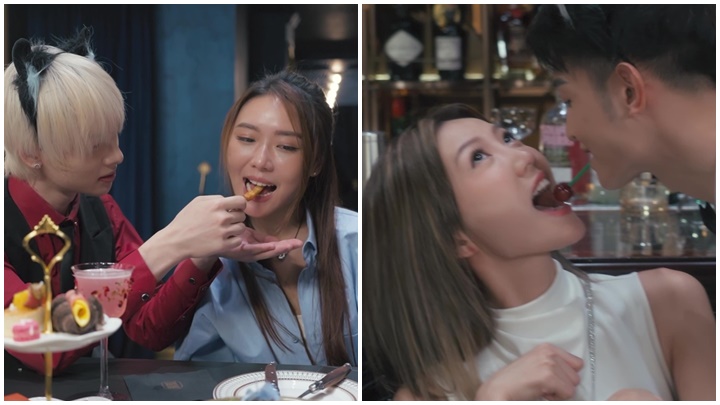 尋歡作樂的姐姐丨戴祖儀男僕Café體驗「花式餵食」 吳若希晒健康美背勁搶焦