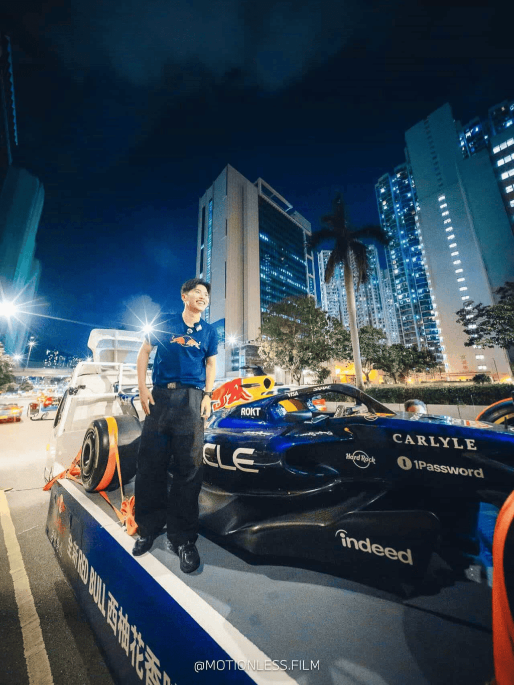  游學修近年愛上F1這頂運動。游學修IG