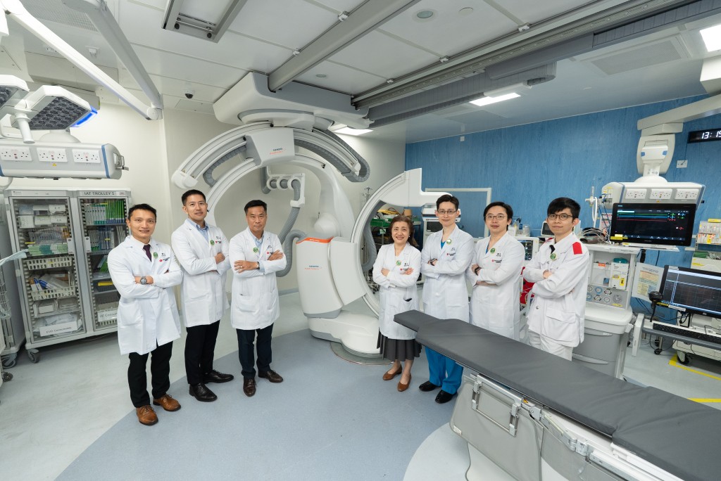 瑪麗醫院血管介入取栓手術。