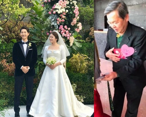 宋仲基爸爸幽默致辭逗笑全場賓客。