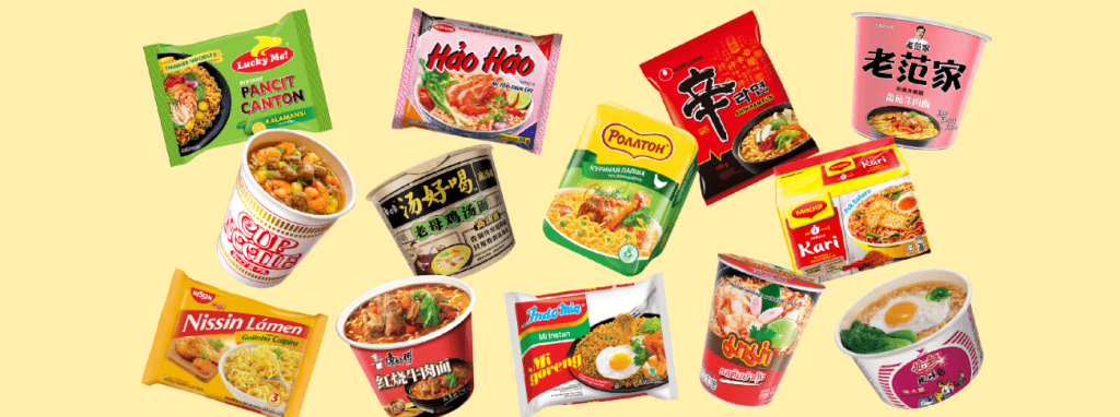 即食面选择繁多。WINA