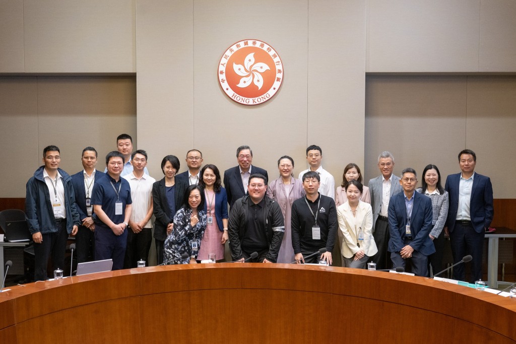 立法會早前與科大訊飛副總裁會面交流。(梁君彥fb圖片) 立法會早前與科大訊飛副總裁會面交流。(梁君彥fb圖片)