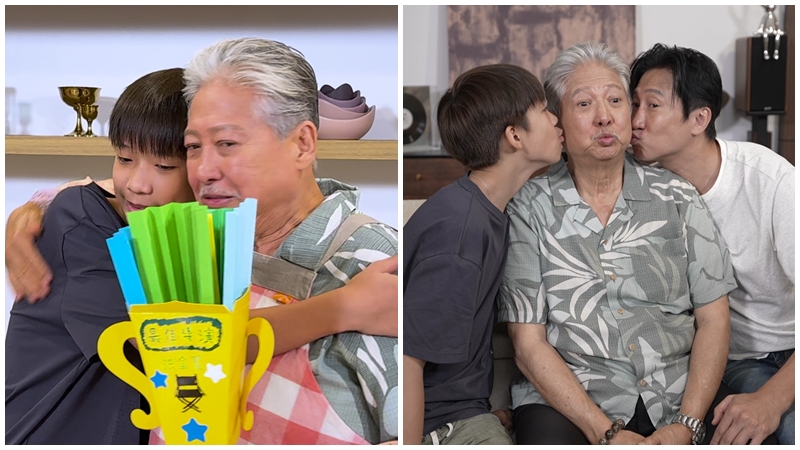 洪金寶罕三代同堂出鏡  晒刀功技驚四座  孫仔TJ製「最佳導演獎」祝早日圓夢丨家傳之「保」2