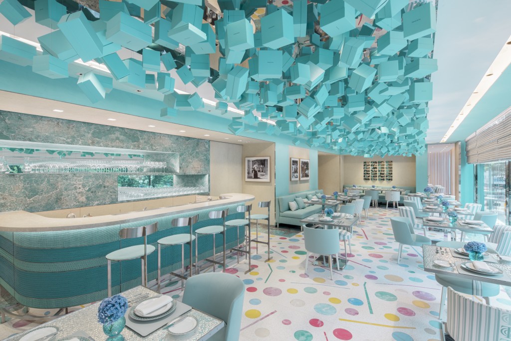 全新Blue Box Café設於Tiffany & Co.利園新店一樓