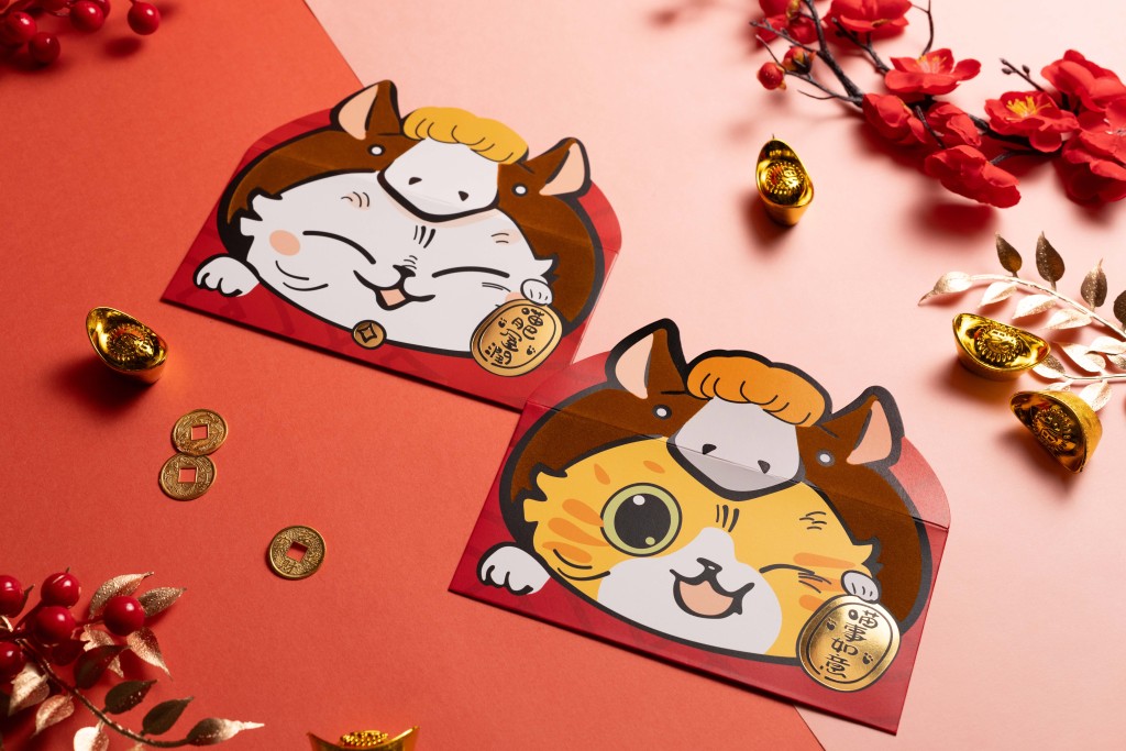 如心廣場+好運中心「喵來福到」開運利是封 如心廣場+好運中心「喵來福到」開運利是封