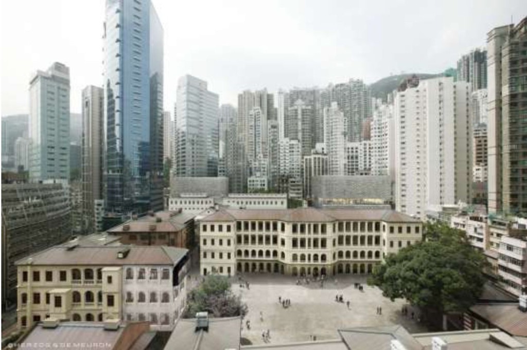 已婚督察宿舍（第四座）復修後將可提供中型活動場地。模擬圖片