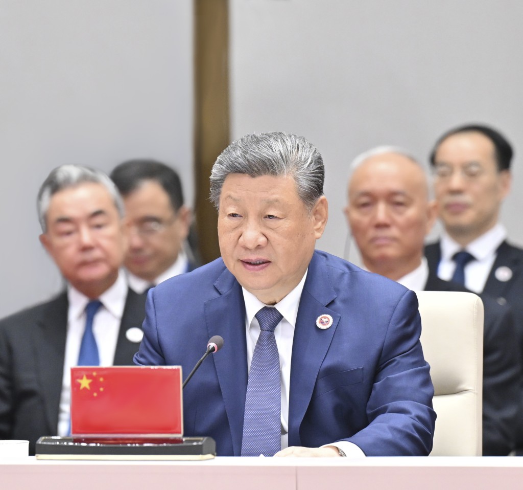 习近平发表题为《推动上海合作组织实现更高质量发展》的重要讲话。 新华社
