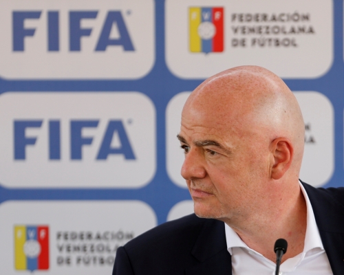 因凡蒂諾死心不息想世界盃改制。 Reuters 