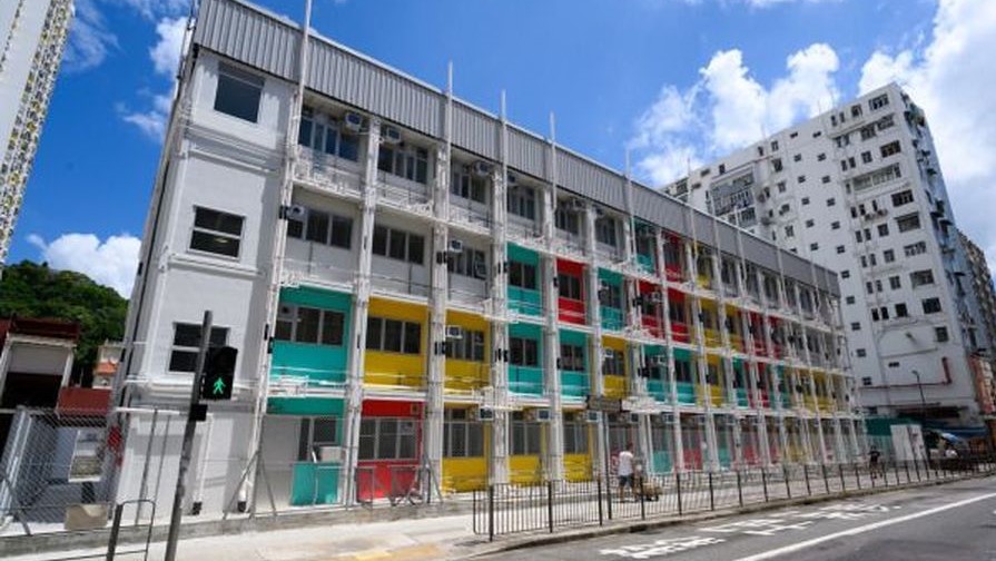 現屆政府大力推動過渡性房屋發展。資料圖片