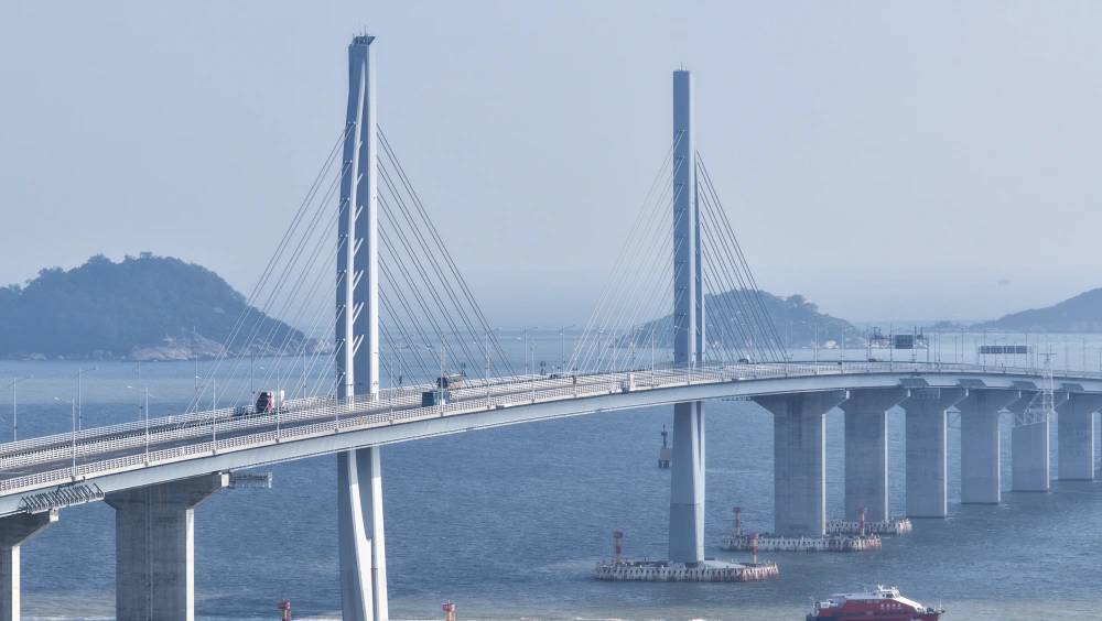 港珠澳大橋。 新華社