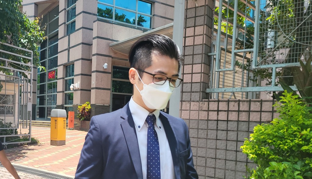 其中一名被告、38歲廉署調查主任林志成今出庭。 王仁昌攝