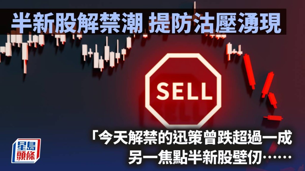 半新股解禁潮 提防沽壓湧現｜唐牛午市攻略