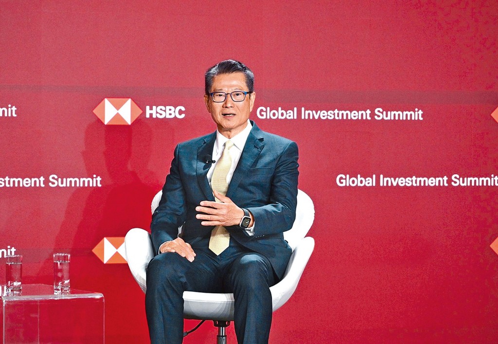 陳茂波昨日出席滙豐全球投資峰會時表示，地緣政治與技術變革是當前金融業面臨的主要課題。