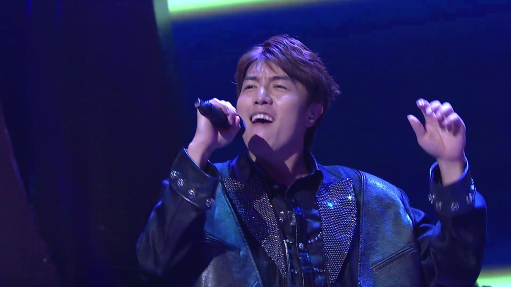 趙浚承表演決勝快歌《找自己》。 趙浚承表演決勝快歌《找自己》。