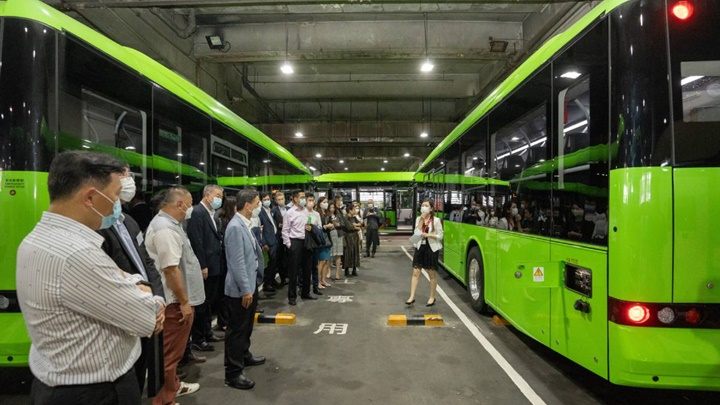 九巴表示公司将继续提动使用新能源巴士。九巴图片