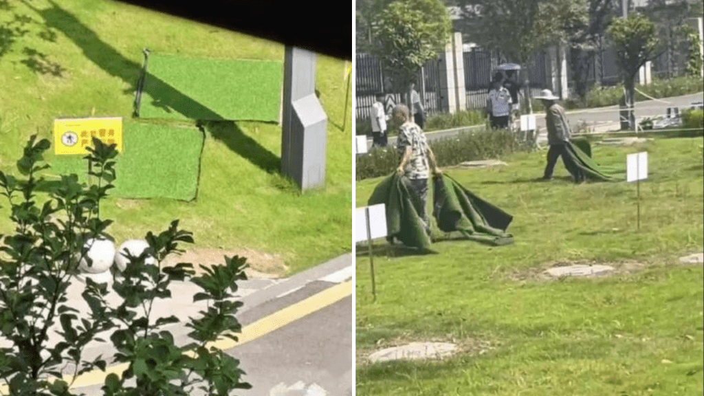 重慶大學生誤墮校內化糞池亡,有學生指該化糞池沒有井蓋,僅鋪木板草皮。