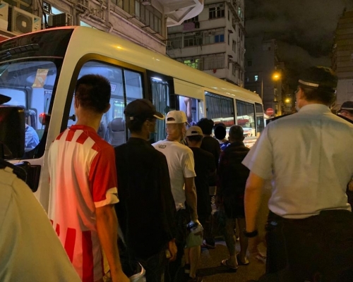 警方行動中共拘捕25人。圖:警方提供