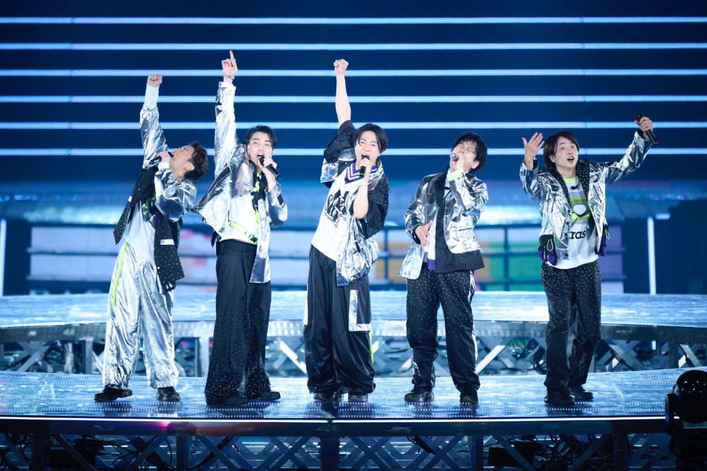 嵐在演唱會結束後，罕有分享多張演出照片。
