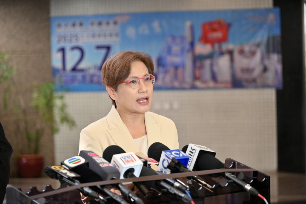 醫管局總行政經理(專職醫療)潘綺紅。蘇正謙攝 醫管局總行政經理(專職醫療)潘綺紅。蘇正謙攝