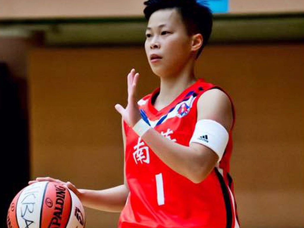 孔逸娜也是籃球健將，中學時已是學界名將。資料圖片