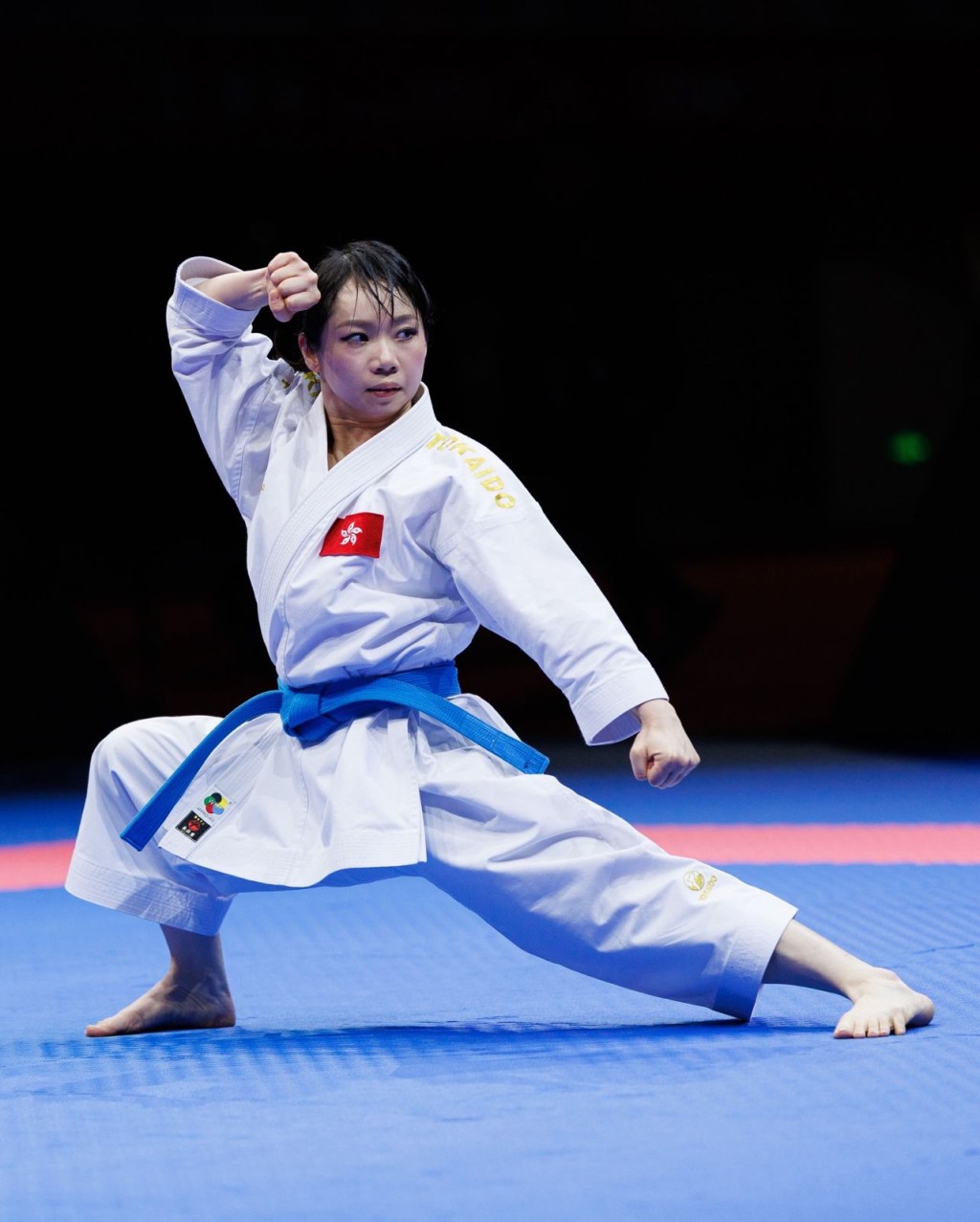 Grace在今季连续三站封后。WKF FB图 Grace在今季连续三站封后。WKF FB图