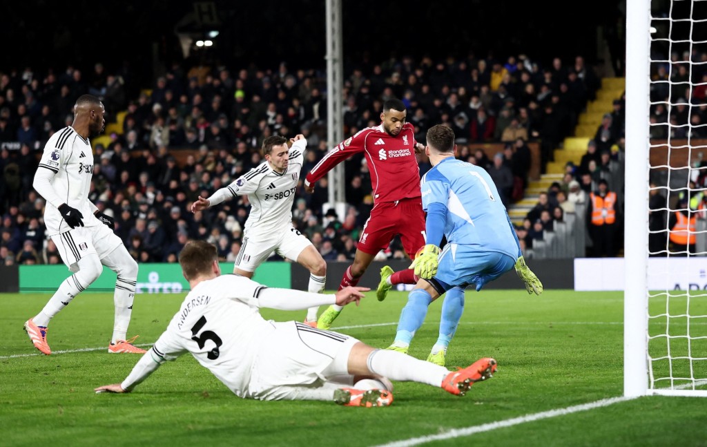 加普94分鐘建功，以為絕殺富咸。路透社