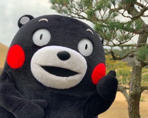 熊本縣知名可愛吉祥物的「熊本熊」。twitter
