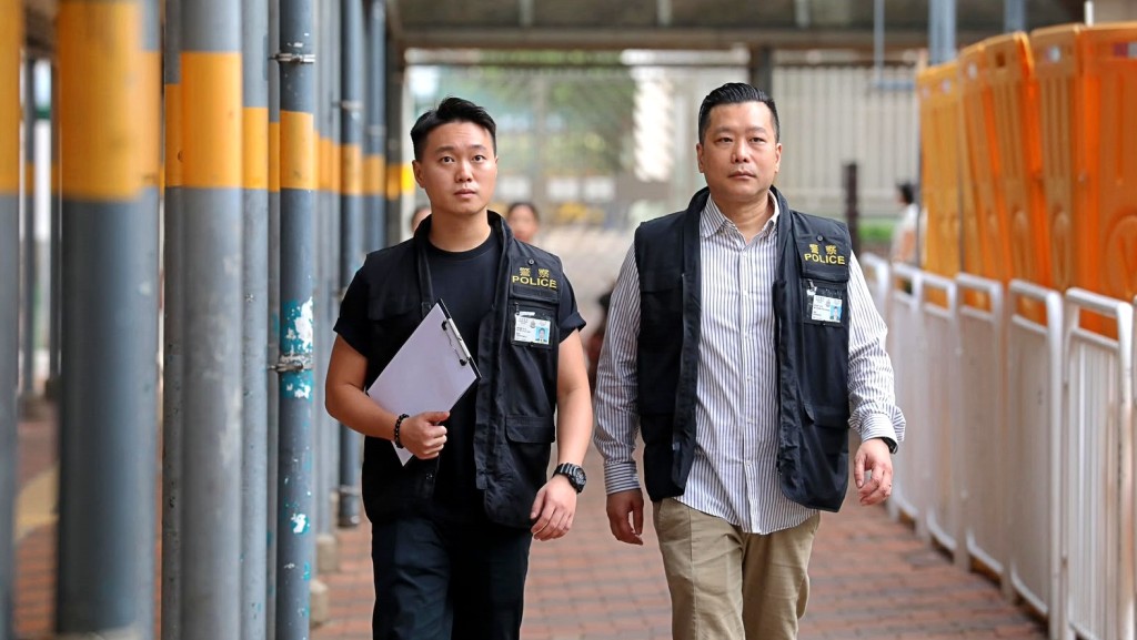 梁柏祥（右）和蘇振深希望透過短片，分享擔任刑偵人員的成功感和喜悦。