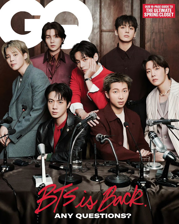 BTS登上《GQ》3月號封面,大談軍中生活和回歸新專輯風格。 BTS登上《GQ》3月號封面,大談軍中生活和回歸新專輯風格。