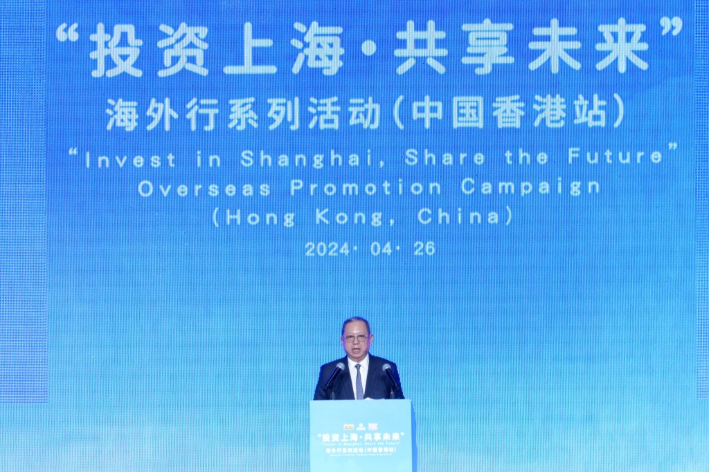 香港贸易发展局主席林建岳指，香港应捉紧国家发展带来的机遇，继续发挥自身优势。刘骏轩摄
