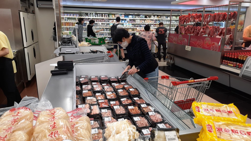 市面食物供應正常。