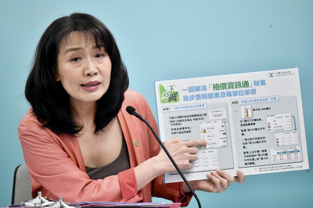 消費者委員會總幹事沈朝暉。盧江球攝 消費者委員會總幹事沈朝暉。盧江球攝