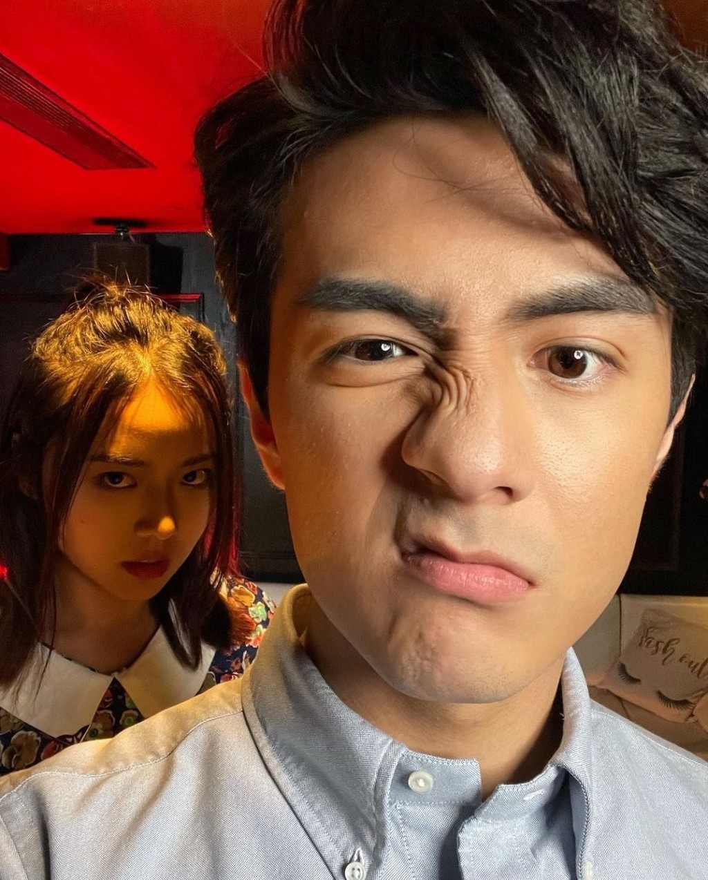 Oscar久經Joey訓練,唔再咁怕醜。