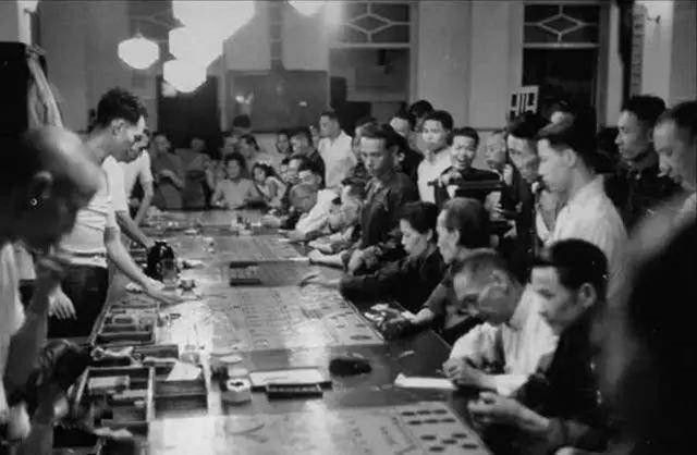 上海民國時期的賭場。
