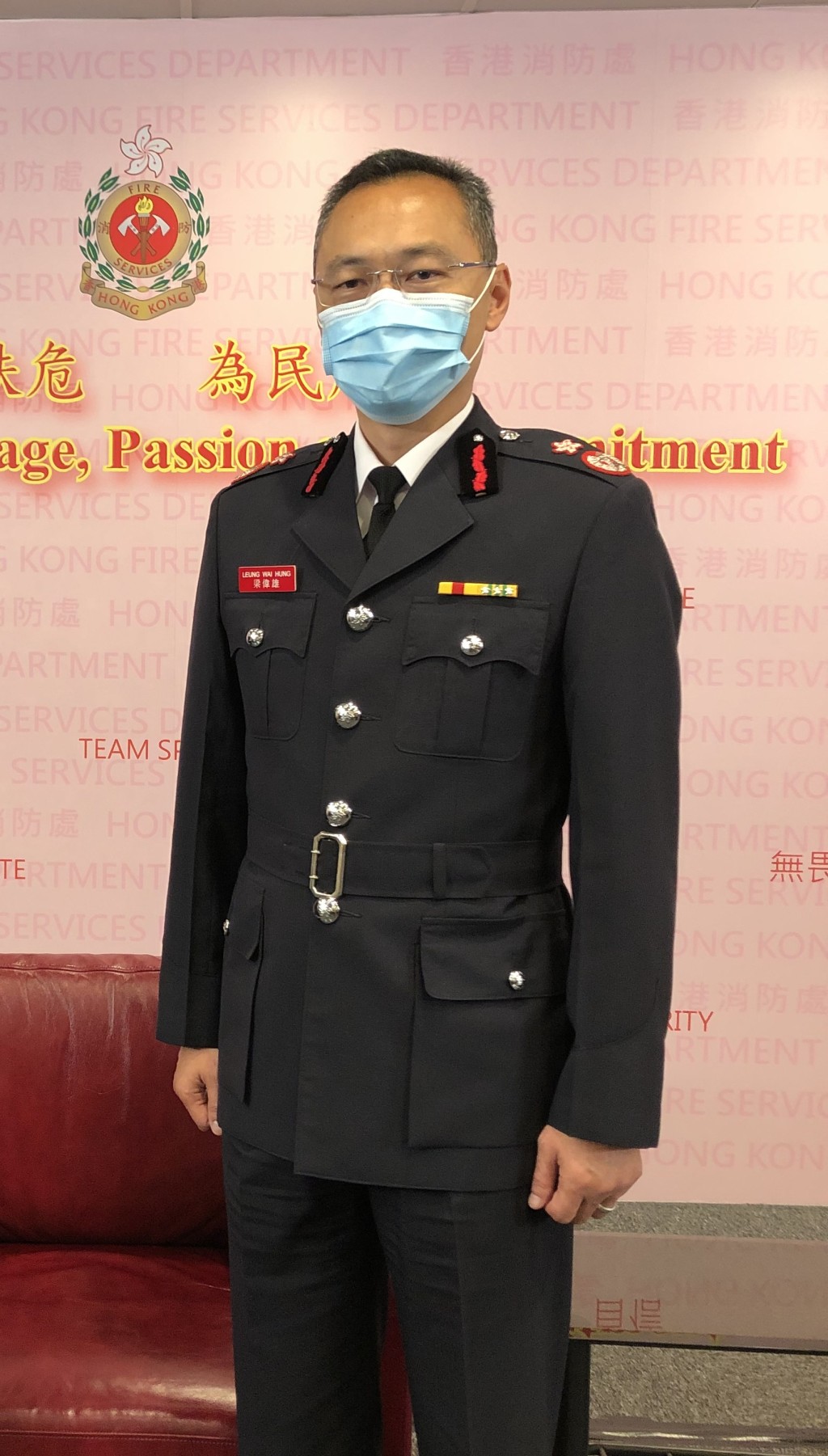 消防處處長梁偉雄。資料圖片