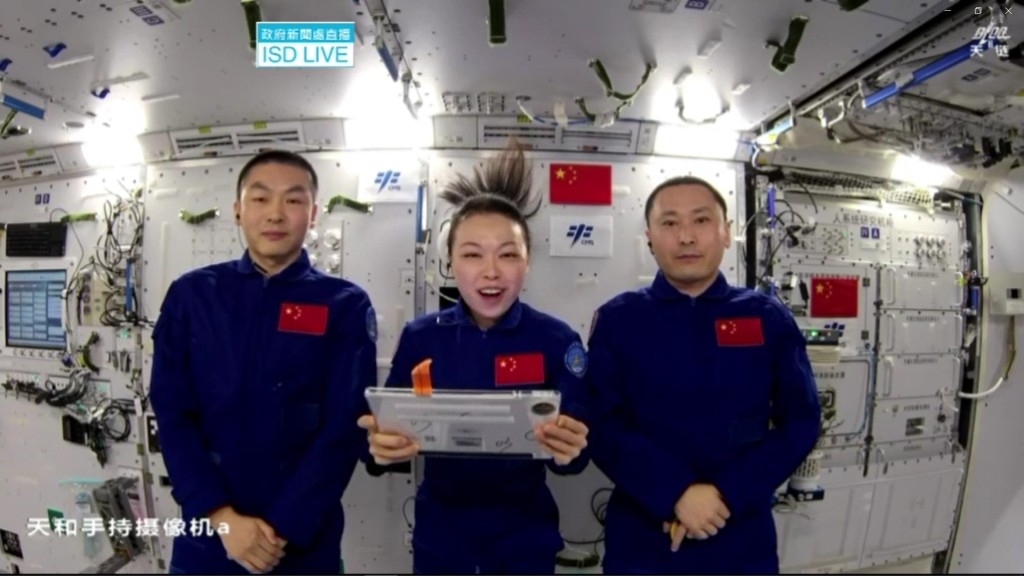黎家盈公開回應港澳學生向她致送的家書。 影片截圖 黎家盈公開回應港澳學生向她致送的家書。 影片截圖
