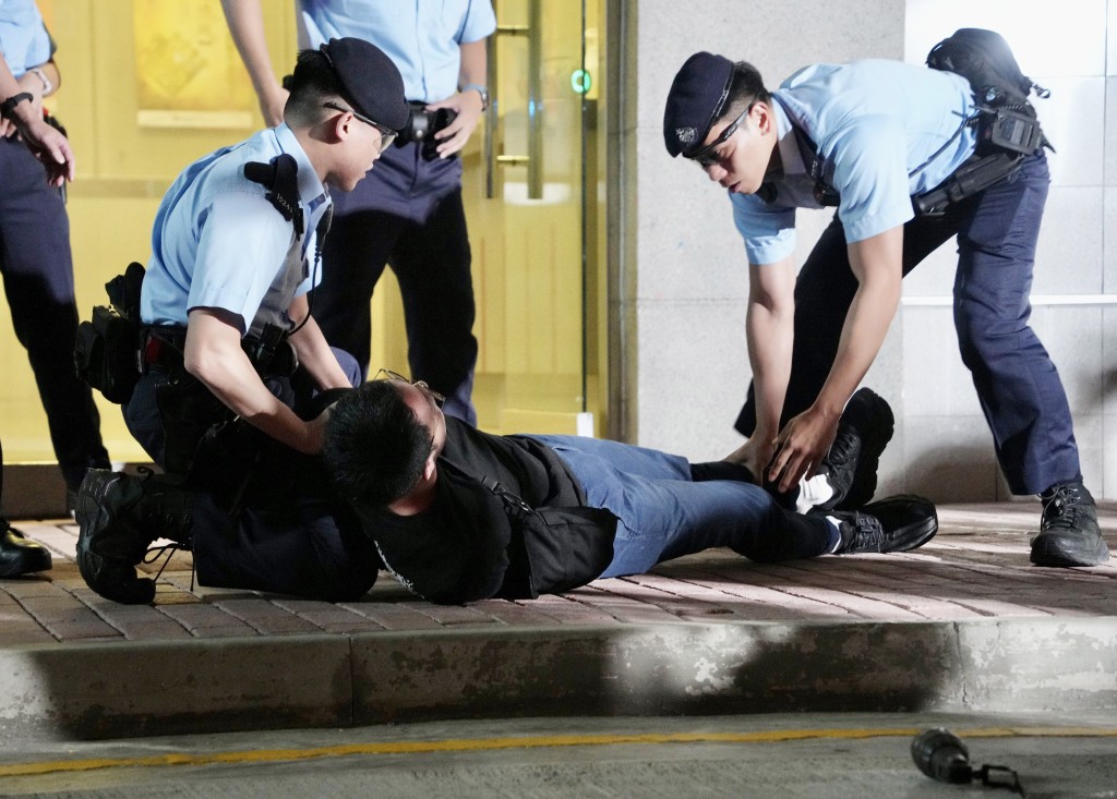 萧泽颐表示去年共有236人涉嫌危害国家安全被警队国安处拘捕。资料图片