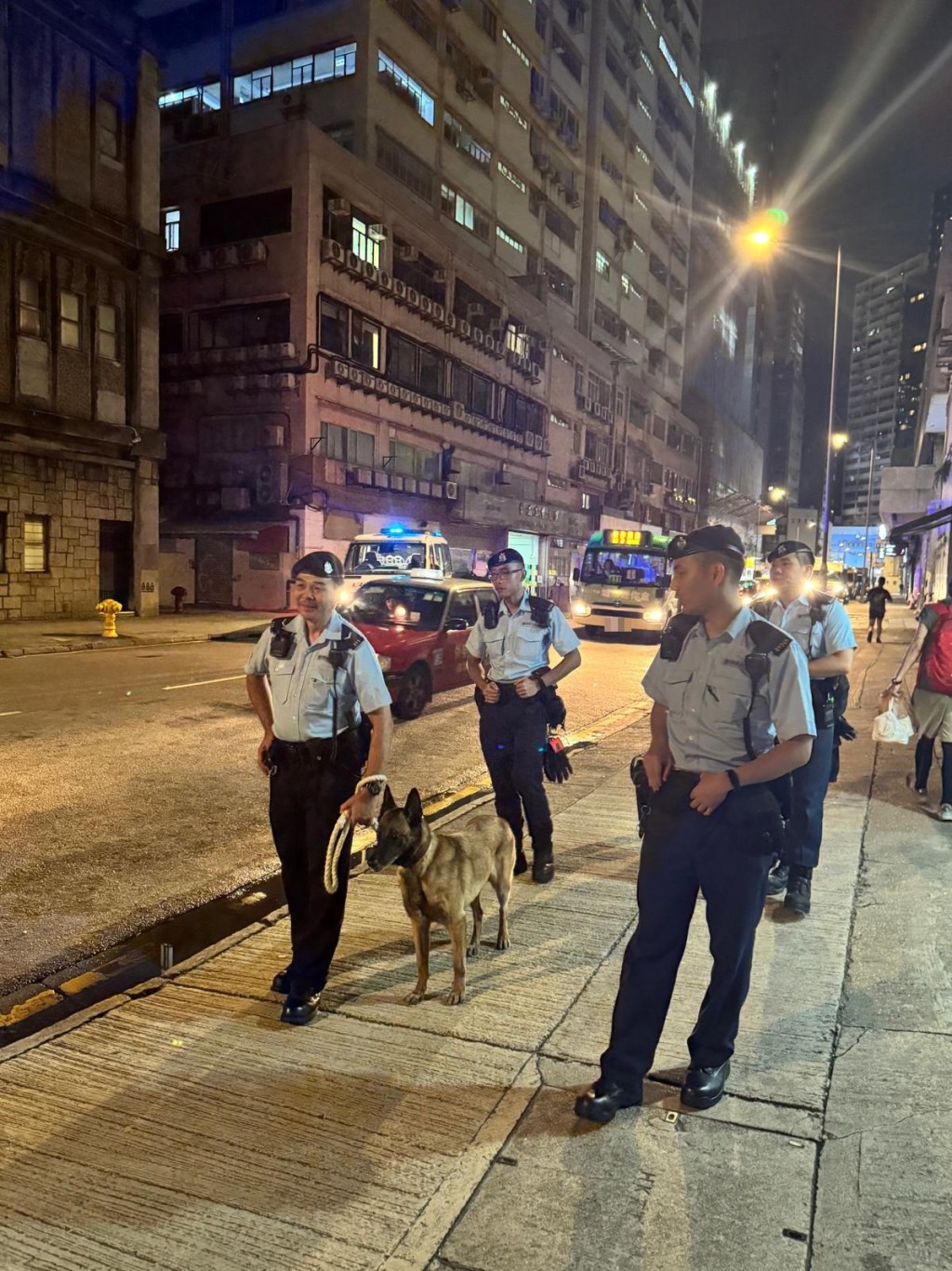 警方新界南展開代號「馳箭」的反罪惡行動。警方圖片 警方新界南展開代號「馳箭」的反罪惡行動。警方圖片