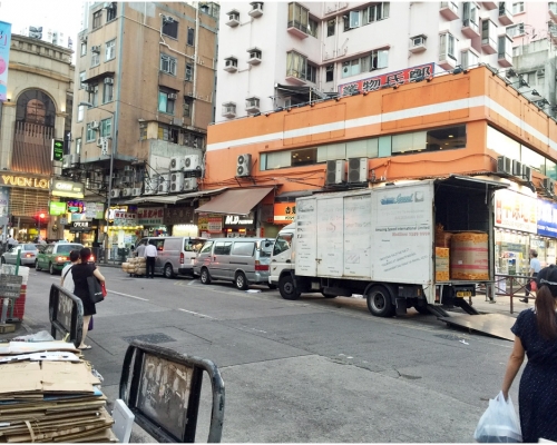 合財街附近一帶。資料圖片