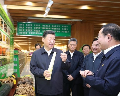 習近平考察深圳。新華社圖片