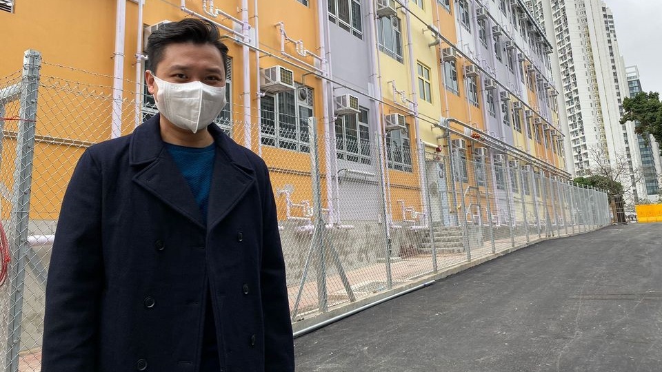 鄭泳舜與團隊到場視察。 鄭泳舜FB圖