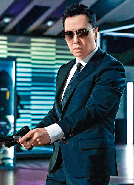 ■甄子丹在《John Wick 4》演盲人殺手。
