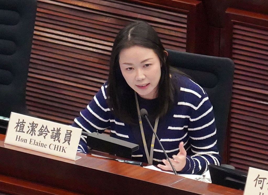 民建聯港島東議員植潔鈴表示，目前有6個議辦，並正籌備與選委界議員再開設聯合辦事處。資料圖片