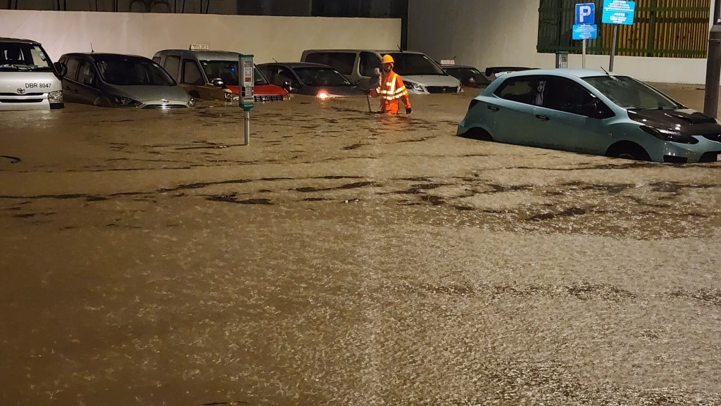 將軍澳雨量成「全國冠軍」。資料圖片