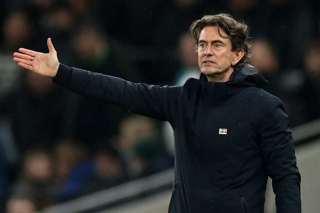 熱刺怒妙湯馬士法蘭克。美聯社