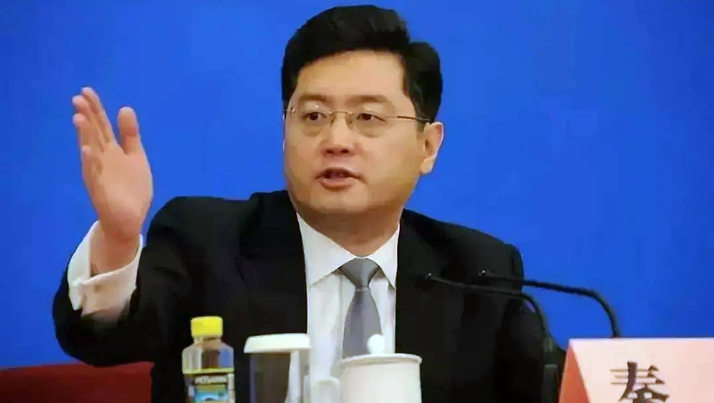 新科中共中央委员、中国驻美大使秦刚。